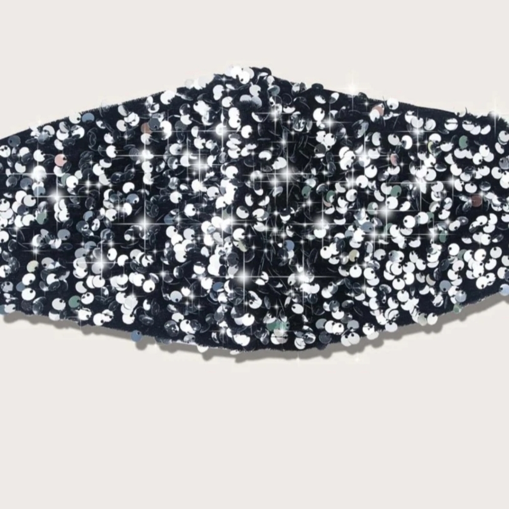 Sequin Face Mask - Picture 3 of 3